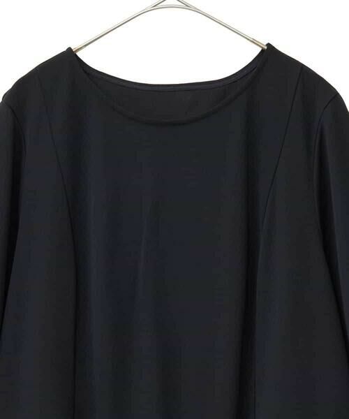 HIROKO BIS GRANDE / ヒロコビス グランデ カットソー | 【大きいサイズ】スムースジャージートップス/洗濯機で洗える | 詳細2