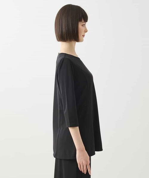 HIROKO BIS GRANDE / ヒロコビス グランデ カットソー | 【大きいサイズ】スムースジャージートップス/洗濯機で洗える | 詳細7