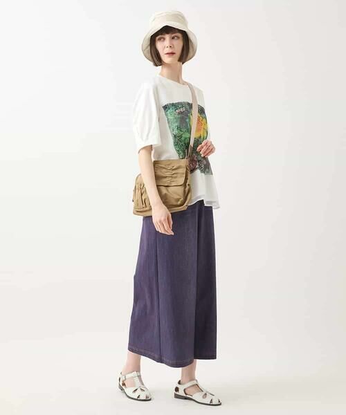 HIROKO BIS GRANDE / ヒロコビス グランデ カットソー | 【大きいサイズ】Busy ButterflyプリントレイヤードTシャツ /洗える | 詳細15