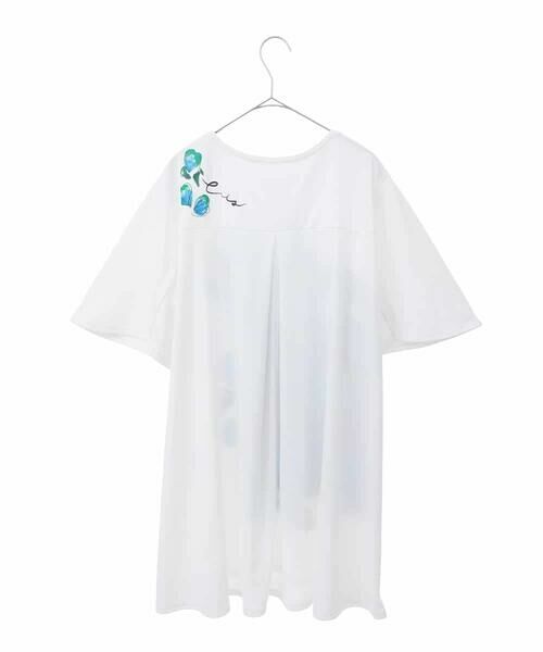 HIROKO BIS GRANDE / ヒロコビス グランデ チュニック | 【大きいサイズ】ボタニカルフォトプリントチュニック /洗える | 詳細1