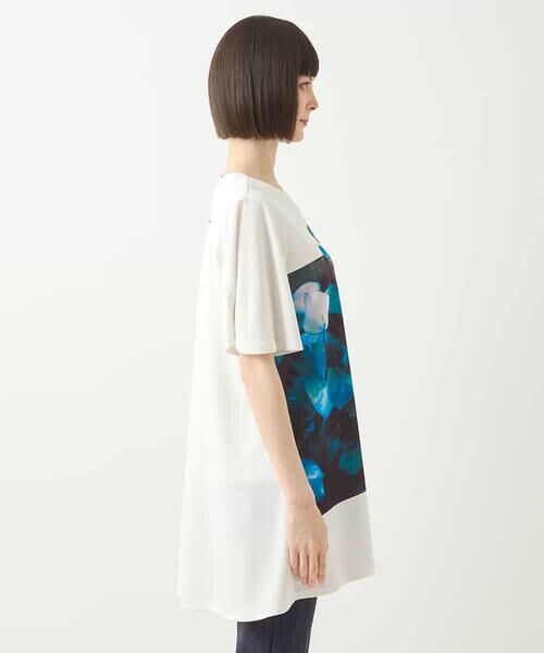 HIROKO BIS GRANDE / ヒロコビス グランデ チュニック | 【大きいサイズ】ボタニカルフォトプリントチュニック /洗える | 詳細10