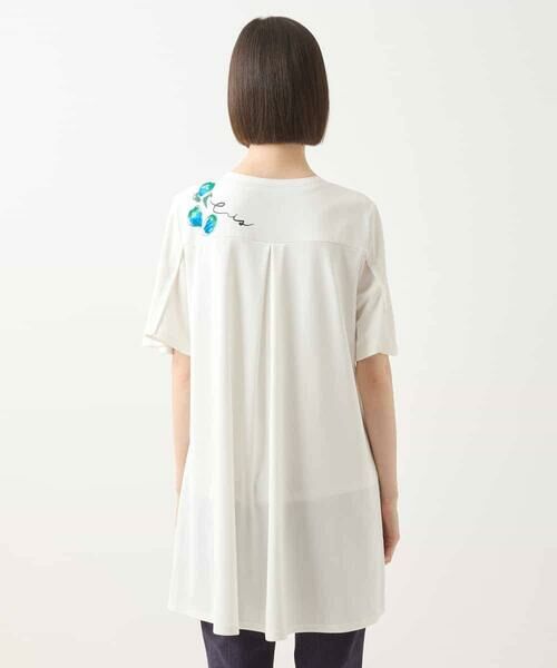 HIROKO BIS GRANDE / ヒロコビス グランデ チュニック | 【大きいサイズ】ボタニカルフォトプリントチュニック /洗える | 詳細11