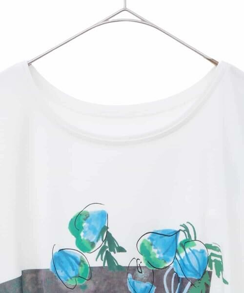 HIROKO BIS GRANDE / ヒロコビス グランデ チュニック | 【大きいサイズ】ボタニカルフォトプリントチュニック /洗える | 詳細2