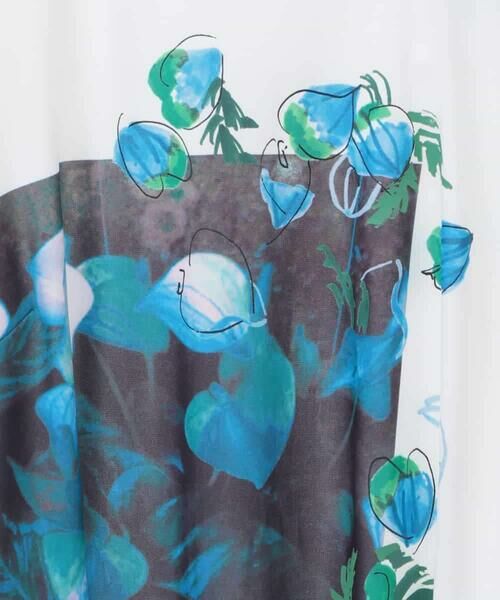 HIROKO BIS GRANDE / ヒロコビス グランデ チュニック | 【大きいサイズ】ボタニカルフォトプリントチュニック /洗える | 詳細5