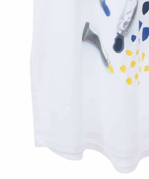 HIROKO BIS GRANDE / ヒロコビス グランデ チュニック | 【大きいサイズ】Happy Dots 配色プリントAラインチュニック /洗える | 詳細4