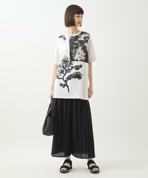 HIROKO BIS GRANDE / ヒロコビス グランデ チュニック | 【大きいサイズ】コラージュプリントコットンチュニック /洗える | 詳細11