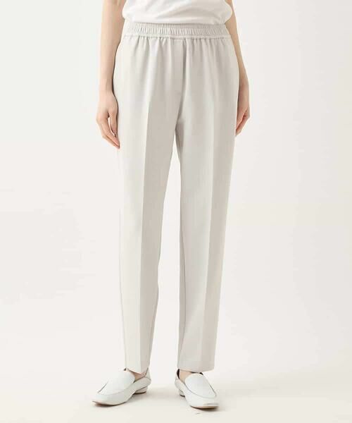 HIROKO BIS GRANDE / ヒロコビス グランデ ショート・ハーフ・半端丈パンツ | 【大きいサイズ/接触冷感】センタークリースストレッチパンツ /洗濯機で洗える | 詳細2