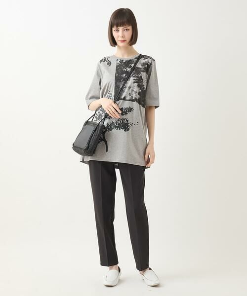 HIROKO BIS GRANDE / ヒロコビス グランデ ショート・ハーフ・半端丈パンツ | 【大きいサイズ/接触冷感】センタークリースストレッチパンツ /洗濯機で洗える | 詳細15