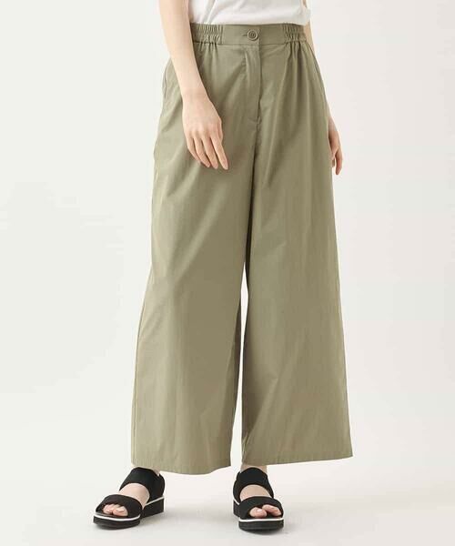 HIROKO BIS GRANDE / ヒロコビス グランデ その他パンツ | 【大きいサイズ/撥水】ストレッチタフタデザインワイドパンツ /洗濯機で洗える | 詳細4