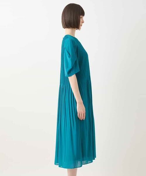 HIROKO BIS GRANDE / ヒロコビス グランデ ロング・マキシ丈ワンピース | 【大きいサイズ/接触冷感】ランダムプリーツドレスワンピース /洗える | 詳細2