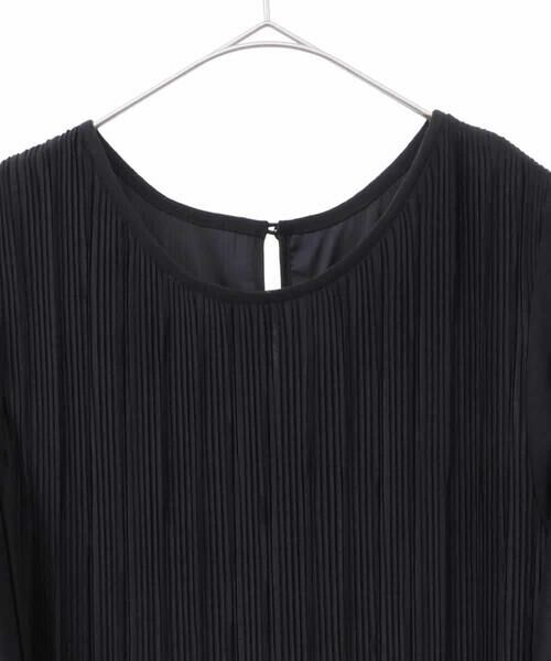 HIROKO BIS GRANDE / ヒロコビス グランデ ロング・マキシ丈ワンピース | 【大きいサイズ/接触冷感】ランダムプリーツドレスワンピース /洗える | 詳細16