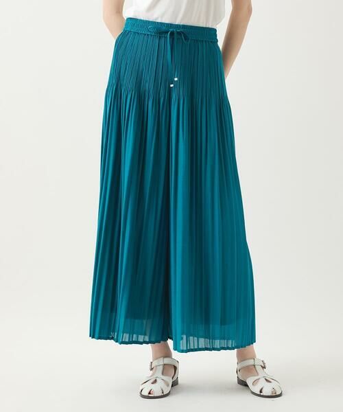 HIROKO BIS GRANDE / ヒロコビス グランデ その他パンツ | 【大きいサイズ/接触冷感】ランダムプリーツワイドパンツ /洗える | 詳細7