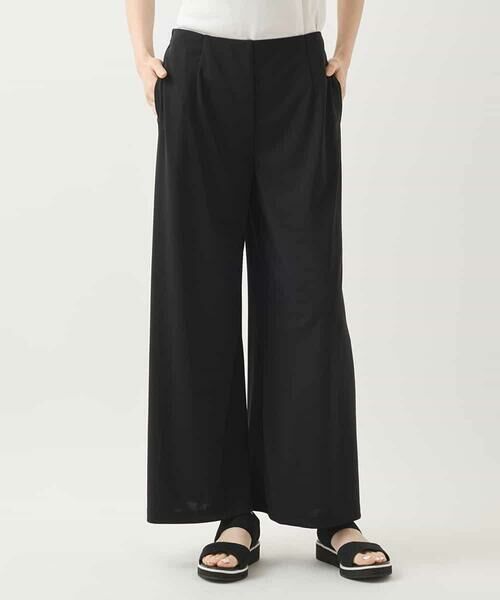HIROKO BIS GRANDE / ヒロコビス グランデ その他パンツ | 【大きいサイズ】スムースジャージーフレアパンツ /洗濯機で洗える | 詳細9