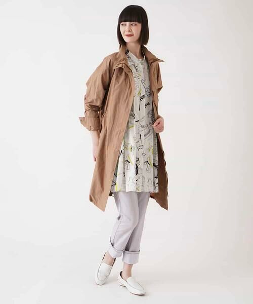 HIROKO BIS GRANDE / ヒロコビス グランデ チノ・ワークパンツ | 【大きいサイズ】デニムプリントストレッチプルオンパンツ /洗濯機で洗える | 詳細22