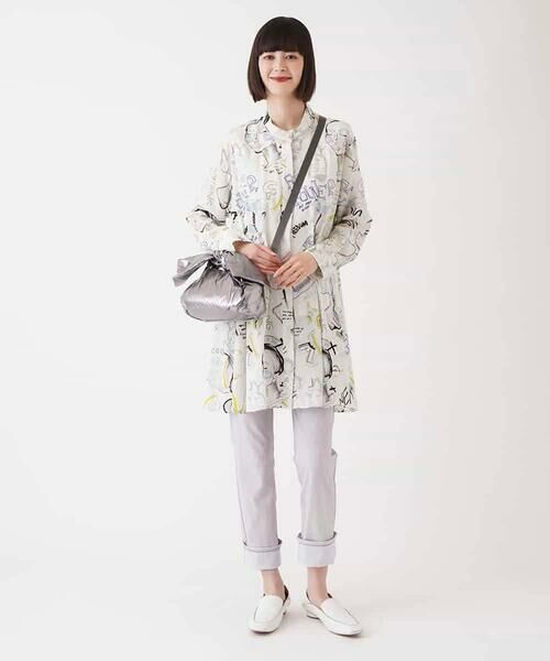 HIROKO BIS GRANDE / ヒロコビス グランデ チノ・ワークパンツ | 【大きいサイズ】デニムプリントストレッチプルオンパンツ /洗濯機で洗える | 詳細23