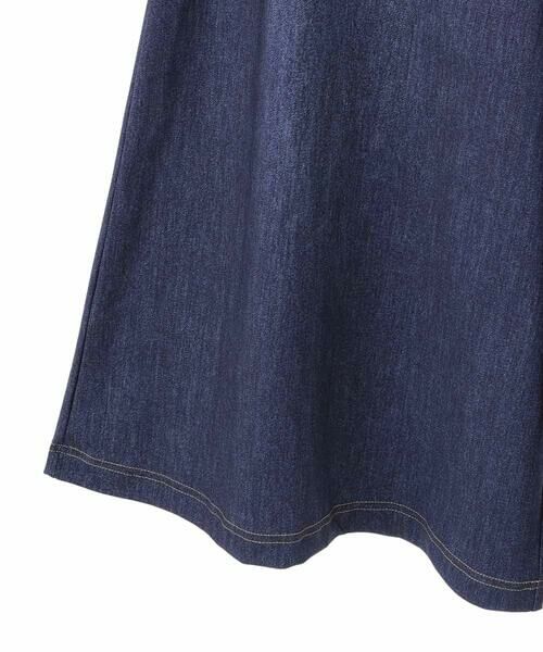 HIROKO BIS GRANDE / ヒロコビス グランデ その他パンツ | 【大きいサイズ】デニムプリントストレッチガウチョパンツ /洗濯機で洗える | 詳細4