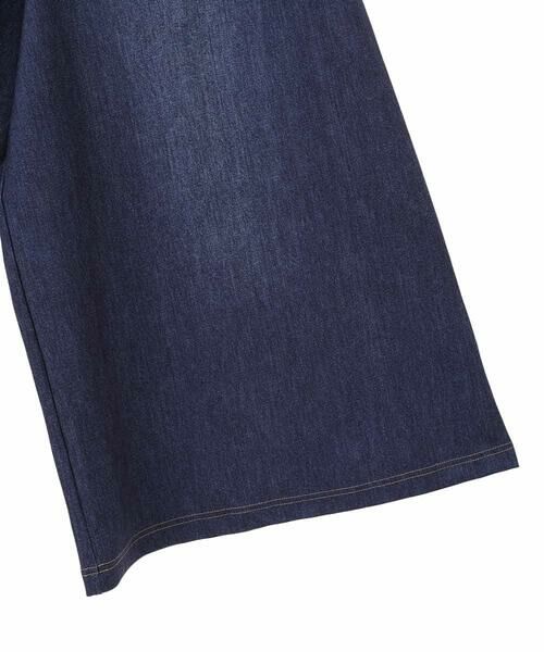 HIROKO BIS GRANDE / ヒロコビス グランデ その他パンツ | 【大きいサイズ】デニムプリントストレッチガウチョパンツ /洗濯機で洗える | 詳細5