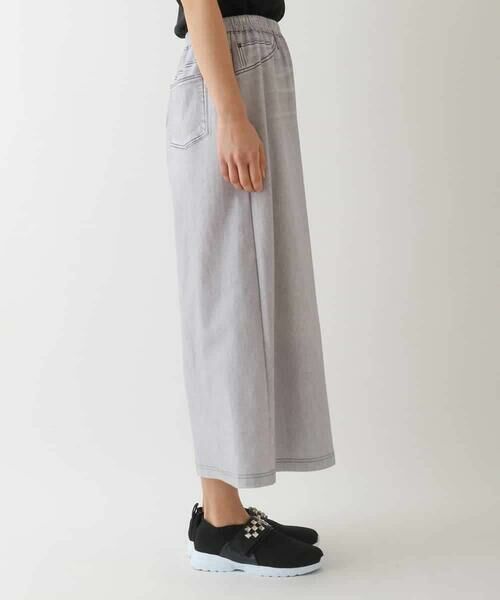 HIROKO BIS GRANDE / ヒロコビス グランデ その他パンツ | 【大きいサイズ】デニムプリントストレッチガウチョパンツ /洗濯機で洗える | 詳細12