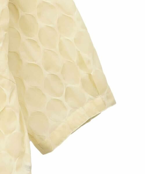 HIROKO BIS GRANDE / ヒロコビス グランデ シャツ・ブラウス | 【大きいサイズ】ドットシアーショートスリーブシャツ /洗える | 詳細3