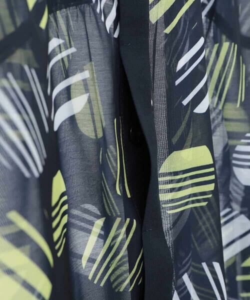 HIROKO BIS GRANDE / ヒロコビス グランデ シャツ・ブラウス | 【大きいサイズ】ストライプドット柄プリントブラウス /洗濯機で洗える | 詳細5