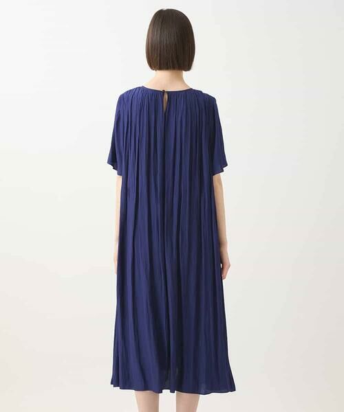 HIROKO BIS GRANDE / ヒロコビス グランデ ロング・マキシ丈ワンピース | 【大きいサイズ】タックデザインワンピース /洗濯機で洗える | 詳細10