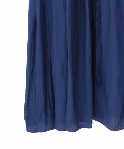 HIROKO BIS GRANDE / ヒロコビス グランデ ロング・マキシ丈ワンピース | 【大きいサイズ】タックデザインワンピース /洗濯機で洗える | 詳細5