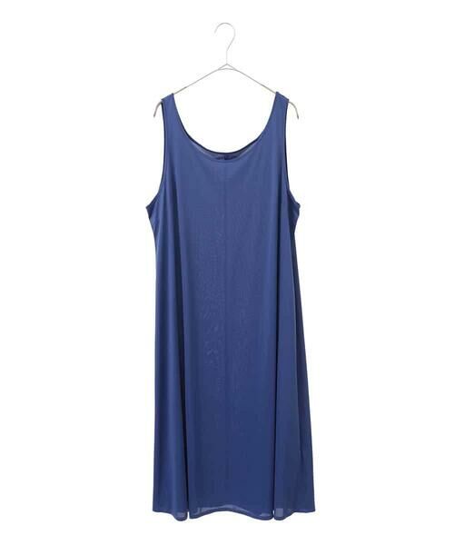 HIROKO BIS GRANDE / ヒロコビス グランデ ロング・マキシ丈ワンピース | 【大きいサイズ】タックデザインワンピース /洗濯機で洗える | 詳細7