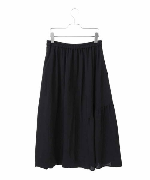 HIROKO BIS GRANDE / ヒロコビス グランデ ロング・マキシ丈スカート | 【大きいサイズ】バルーン×ティアードMIXデザインスカート /洗濯機で洗える | 詳細17