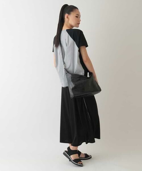 HIROKO BIS GRANDE / ヒロコビス グランデ カットソー | 【大きいサイズ/UV/遮熱性/接触冷感】バックジョイントフレンチスリーブカットソー /洗濯機で洗える | 詳細18