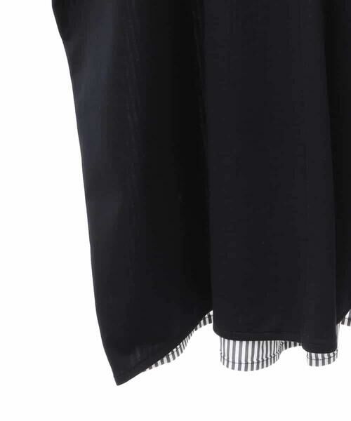 HIROKO BIS GRANDE / ヒロコビス グランデ カットソー | 【大きいサイズ/UV/遮熱性/接触冷感】バックジョイントフレンチスリーブカットソー /洗濯機で洗える | 詳細4