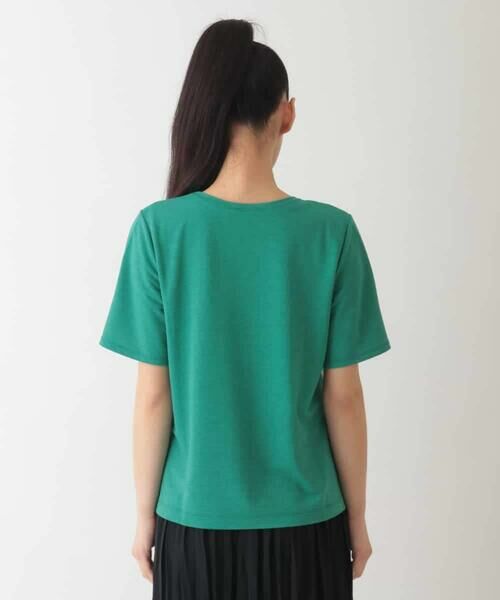 HIROKO BIS GRANDE / ヒロコビス グランデ カットソー | 【大きいサイズ】幾何学柄プリントカットプルオーバー /洗える | 詳細3