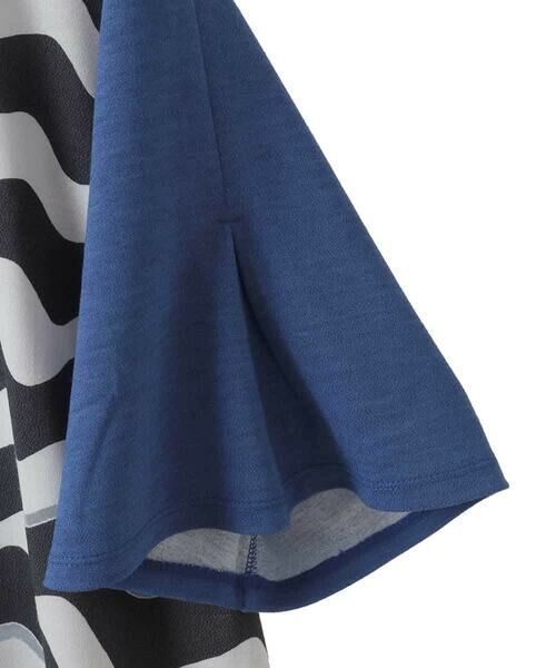 HIROKO BIS GRANDE / ヒロコビス グランデ カットソー | 【大きいサイズ】幾何学柄プリントカットプルオーバー /洗える | 詳細15