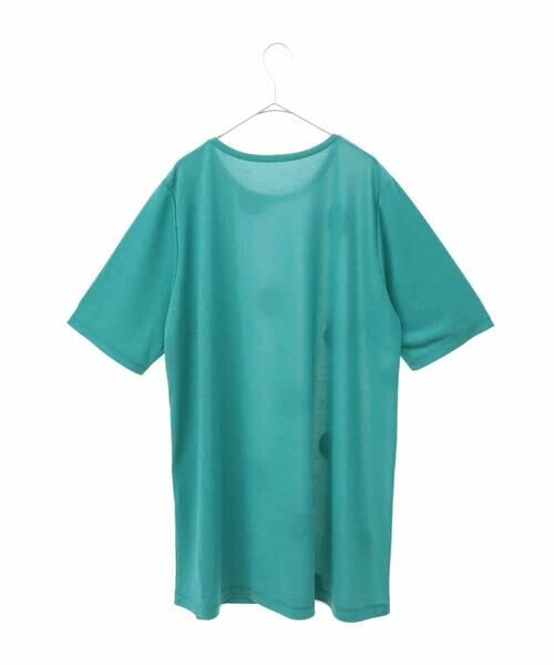 HIROKO BIS GRANDE / ヒロコビス グランデ チュニック | 【大きいサイズ】幾何学柄プリントカットチュニック /洗える | 詳細1