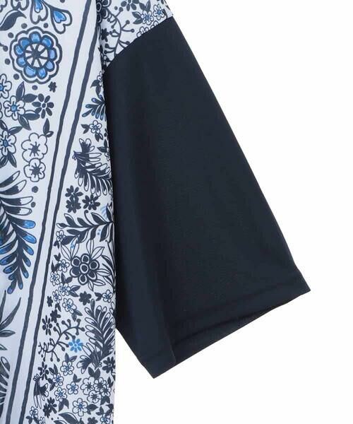 HIROKO BIS GRANDE / ヒロコビス グランデ チュニック | 【大きいサイズ】フラワープリントチュニックカットソー /洗濯機で洗える | 詳細3