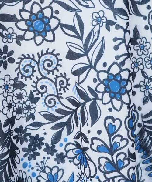 HIROKO BIS GRANDE / ヒロコビス グランデ チュニック | 【大きいサイズ】フラワープリントチュニックカットソー /洗濯機で洗える | 詳細5