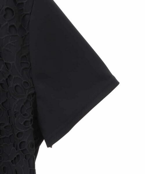 HIROKO BIS GRANDE / ヒロコビス グランデ カットソー | 【大きいサイズ】フラワーデコ刺繍ブラウス /洗える | 詳細12