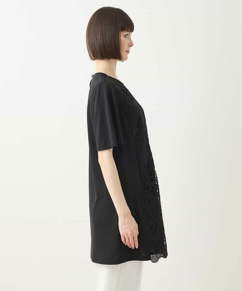 HIROKO BIS GRANDE / ヒロコビス グランデ チュニック | 【大きいサイズ】カットワークデコ刺繍チュニック /洗える | 詳細8