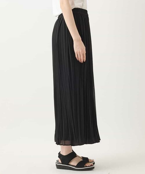 HIROKO BIS GRANDE / ヒロコビス グランデ その他パンツ | 【大きいサイズ】ジョーゼットプリーツワイドパンツ /洗える | 詳細1