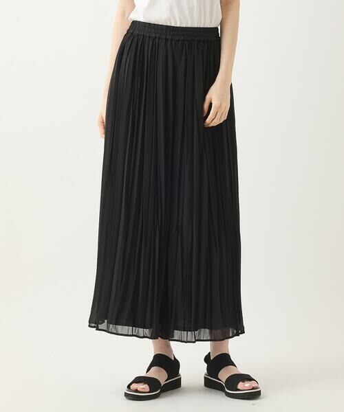 HIROKO BIS GRANDE / ヒロコビス グランデ その他パンツ | 【大きいサイズ】ジョーゼットプリーツワイドパンツ /洗える | 詳細3