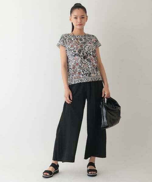 HIROKO BIS GRANDE / ヒロコビス グランデ その他パンツ | 【大きいサイズ】リネンライクドライイージーワイドパンツ /洗濯機で洗える | 詳細12