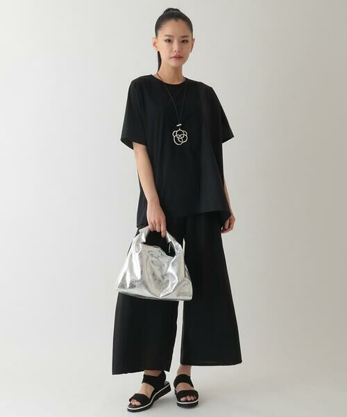 HIROKO BIS GRANDE / ヒロコビス グランデ その他パンツ | 【大きいサイズ】リネンライクドライイージーワイドパンツ /洗濯機で洗える | 詳細13