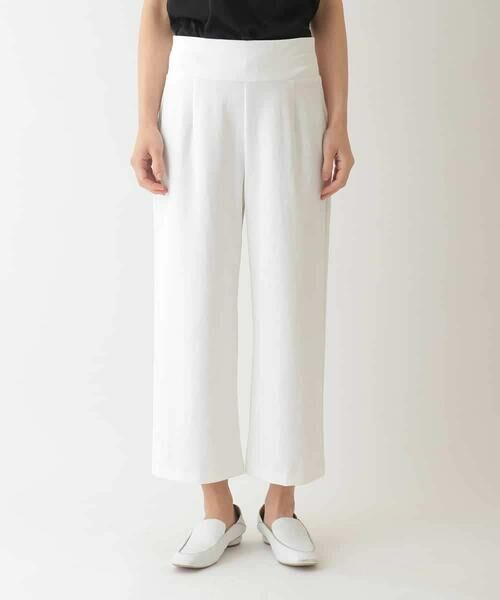 HIROKO BIS GRANDE / ヒロコビス グランデ その他パンツ | 【大きいサイズ/接触冷感/吸汗速乾】ドライストレッチワイドプルオンパンツ /洗濯機で洗える | 詳細2