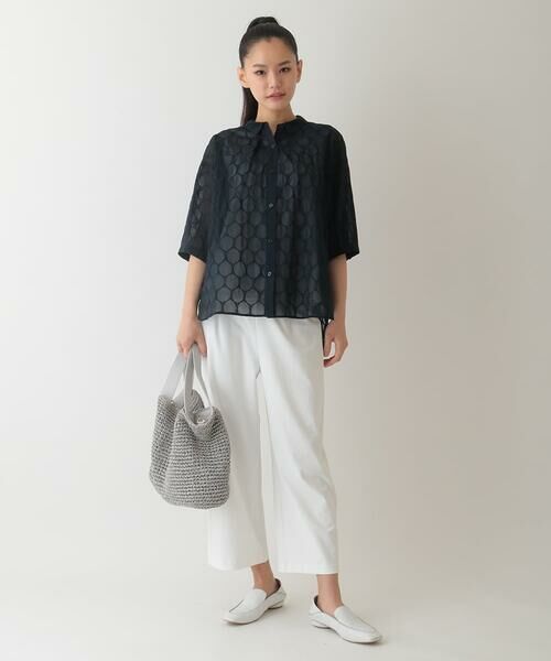 HIROKO BIS GRANDE / ヒロコビス グランデ その他パンツ | 【大きいサイズ/接触冷感/吸汗速乾】ドライストレッチワイドプルオンパンツ /洗濯機で洗える | 詳細8