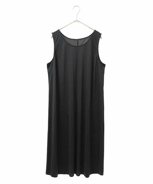 HIROKO BIS GRANDE / ヒロコビス グランデ ロング・マキシ丈ワンピース | 【大きいサイズ/接触冷感】ラインアクセントジャージーワンピース | 詳細2