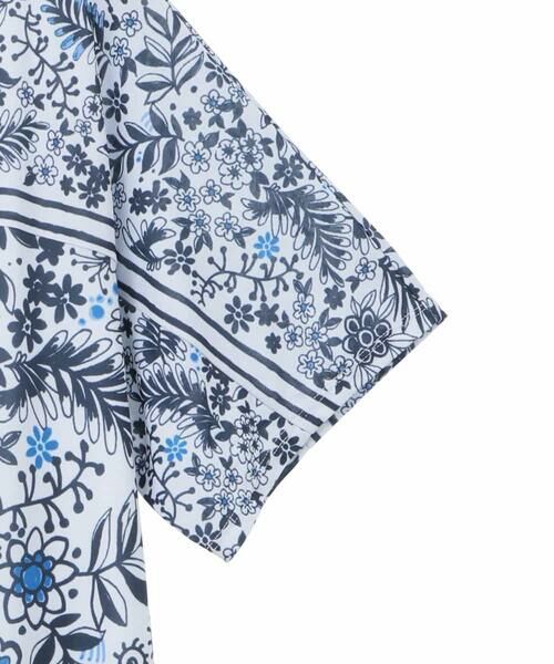 HIROKO BIS GRANDE / ヒロコビス グランデ ロング・マキシ丈ワンピース | 【大きいサイズ】フラワープリントAラインワンピース /洗濯機で洗える | 詳細3