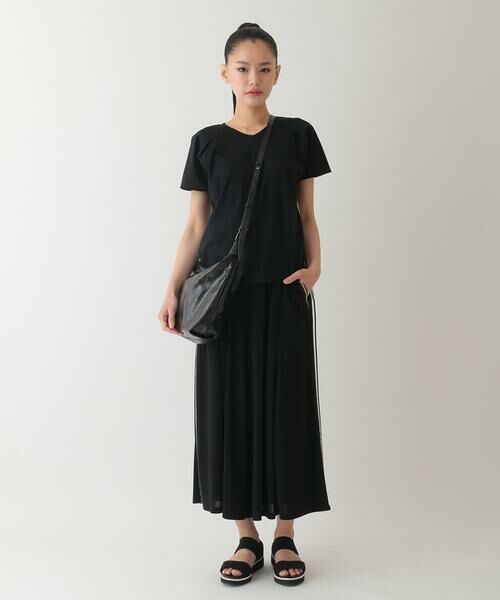 HIROKO BIS GRANDE / ヒロコビス グランデ その他パンツ | 【大きいサイズ/接触冷感】ラインアクセントジャージーフレアパンツ | 詳細11