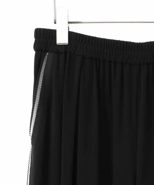 HIROKO BIS GRANDE / ヒロコビス グランデ その他パンツ | 【大きいサイズ/接触冷感】ラインアクセントジャージーフレアパンツ | 詳細2