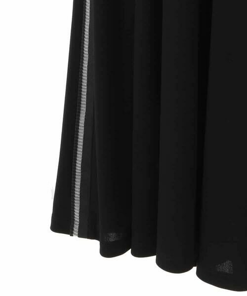 HIROKO BIS GRANDE / ヒロコビス グランデ その他パンツ | 【大きいサイズ/接触冷感】ラインアクセントジャージーフレアパンツ | 詳細4