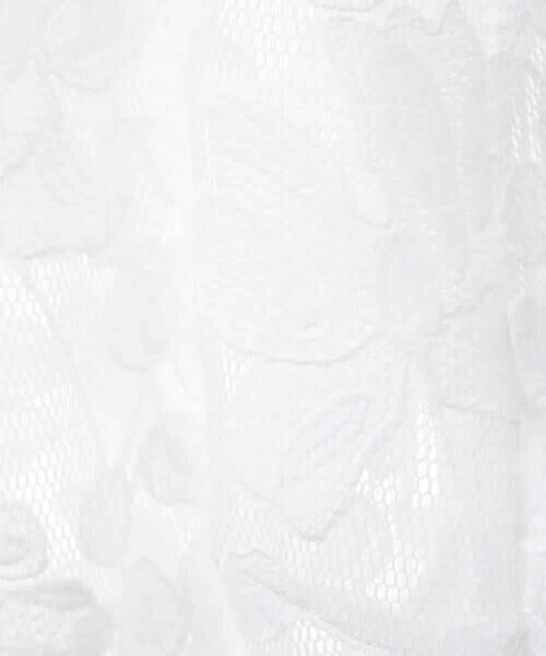 HIROKO BIS GRANDE / ヒロコビス グランデ ノーカラージャケット | 【大きいサイズ】ダブルメッシュフラワー刺繍ジャケット /洗える | 詳細5