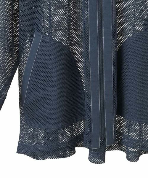 HIROKO BIS GRANDE / ヒロコビス グランデ その他アウター | 【大きいサイズ】ナチュラルメッシュショートブルゾン /洗える | 詳細4